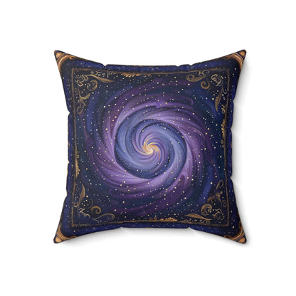 Spiral Galaxy Throw Pillow