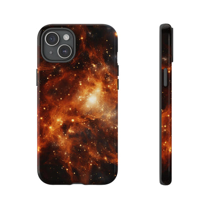 Orange Nebulae Phone Case