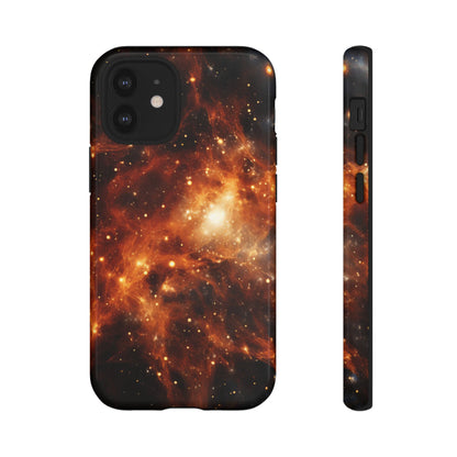 Orange Nebulae Phone Case