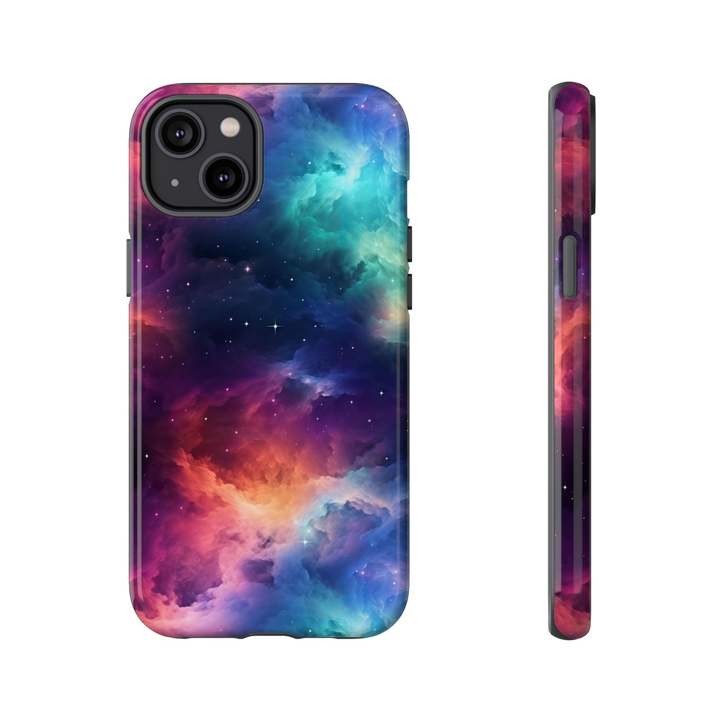 Neon Nebula Phone Case