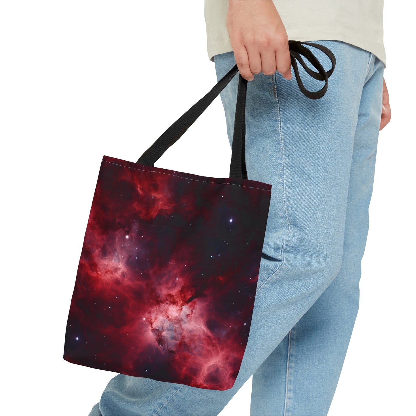 Crimson Nebulae Tote Bag