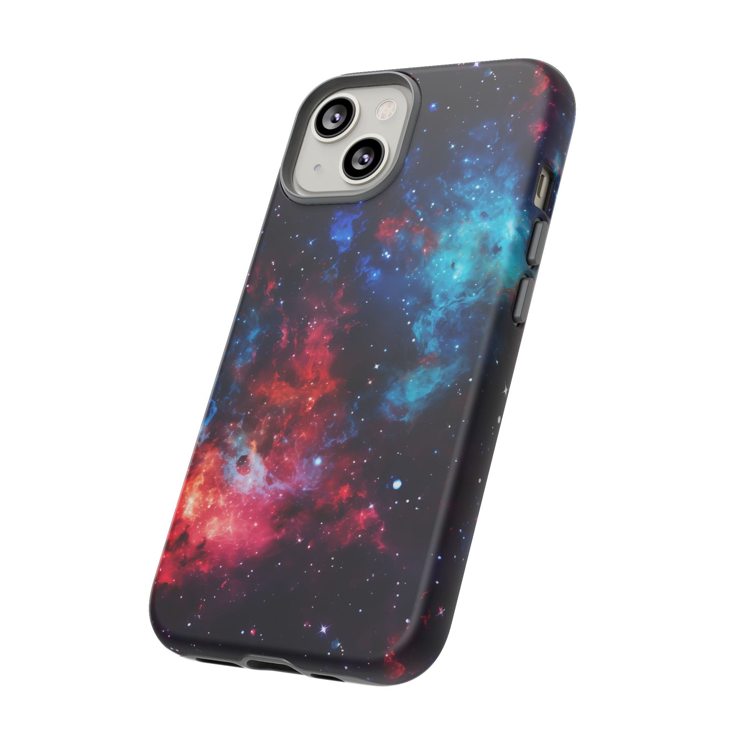 Red and Blue Nebula Phone Case