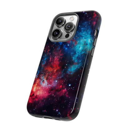 Red and Blue Nebula Phone Case