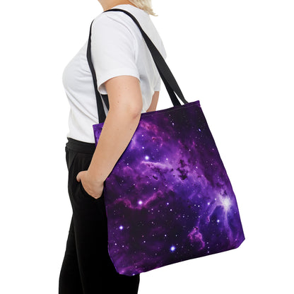 Vivid Purple Space Tote Bag