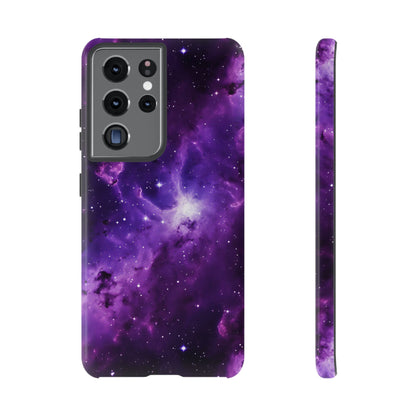 Vivid Purple Space Phone Case