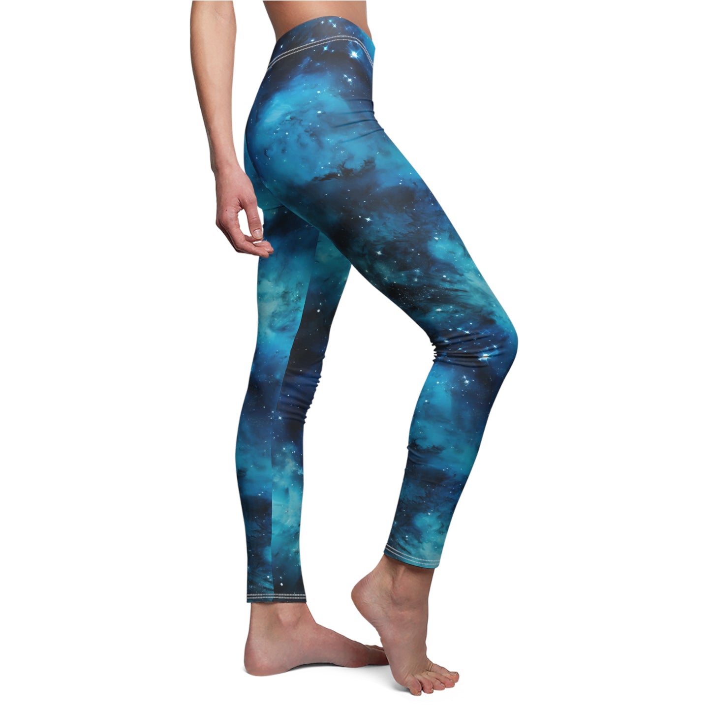 Cerulean Starscape Casual Leggings