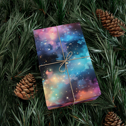 Ethereal Stars Wrapping Paper