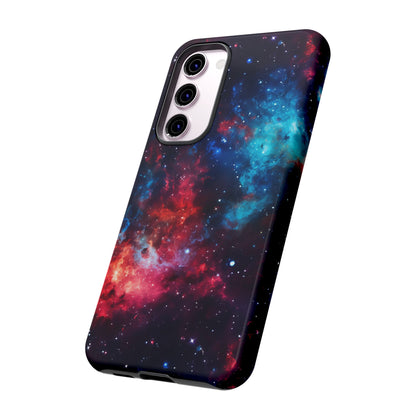 Red and Blue Nebula Phone Case