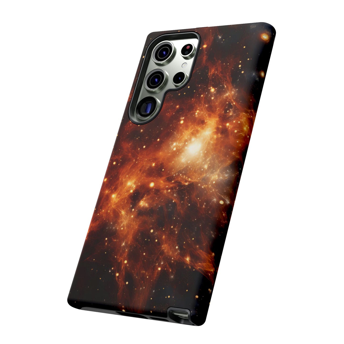 Orange Nebulae Phone Case