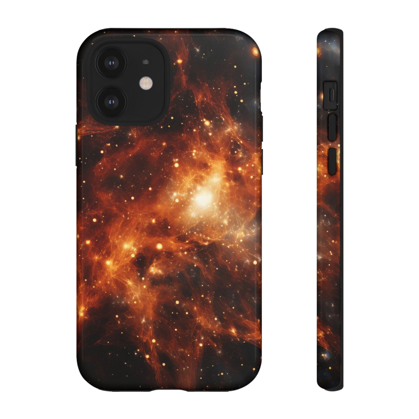 Orange Nebulae Phone Case