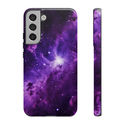 Vivid Purple Space Phone Case