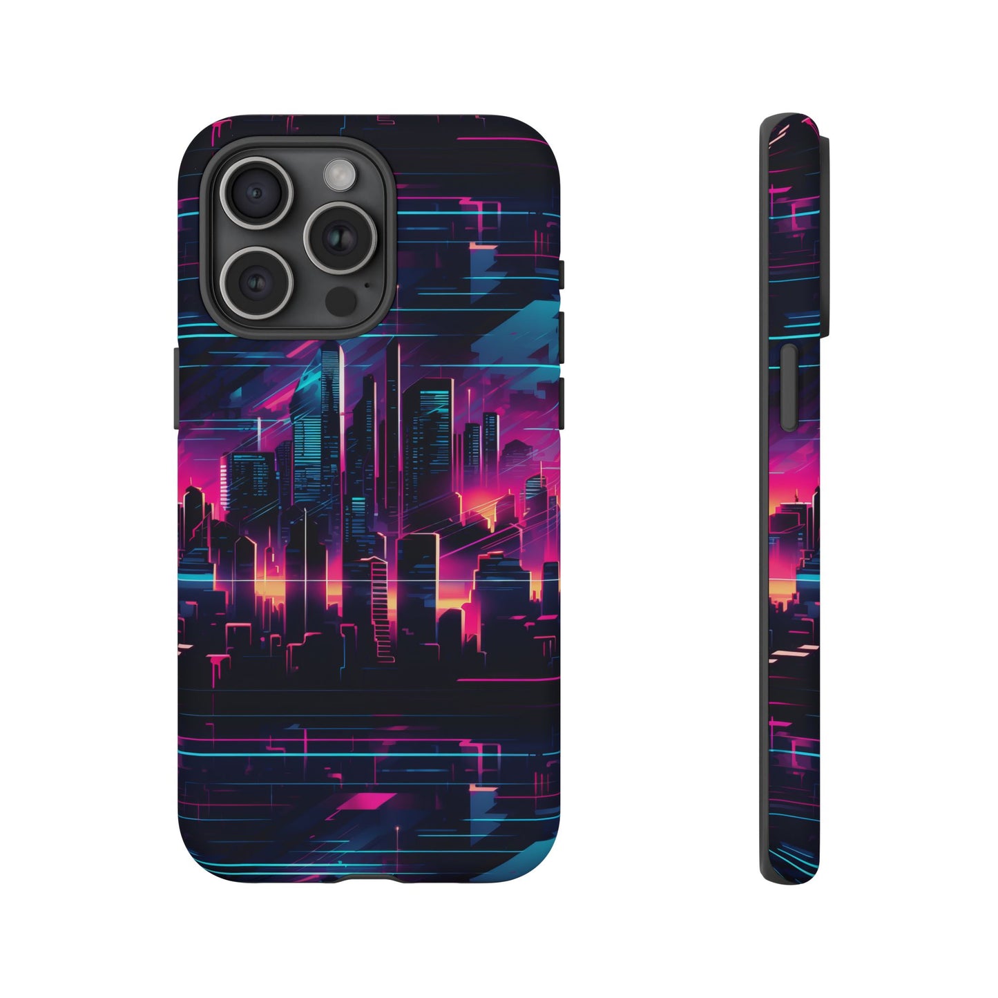 Synthwave Skyline Phone Case