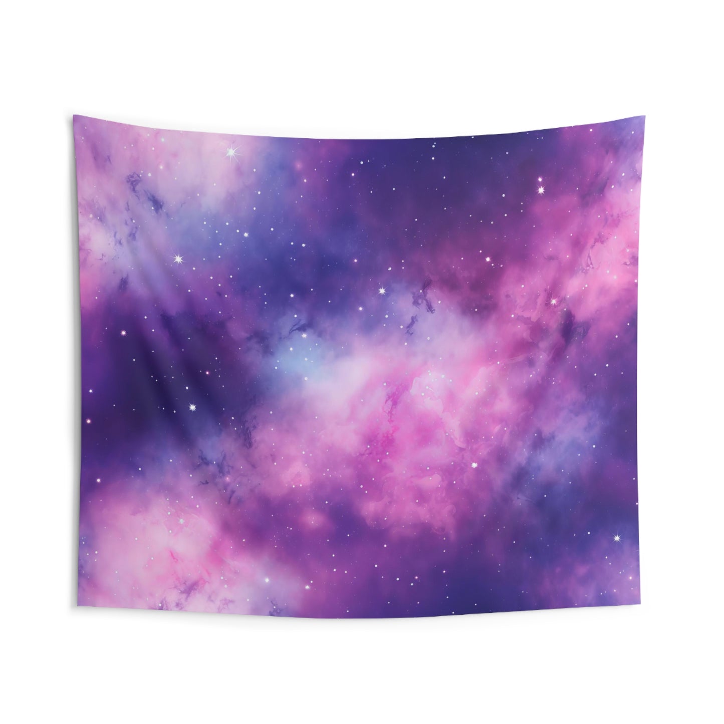 Soft Purple Nebula Wall Tapestry