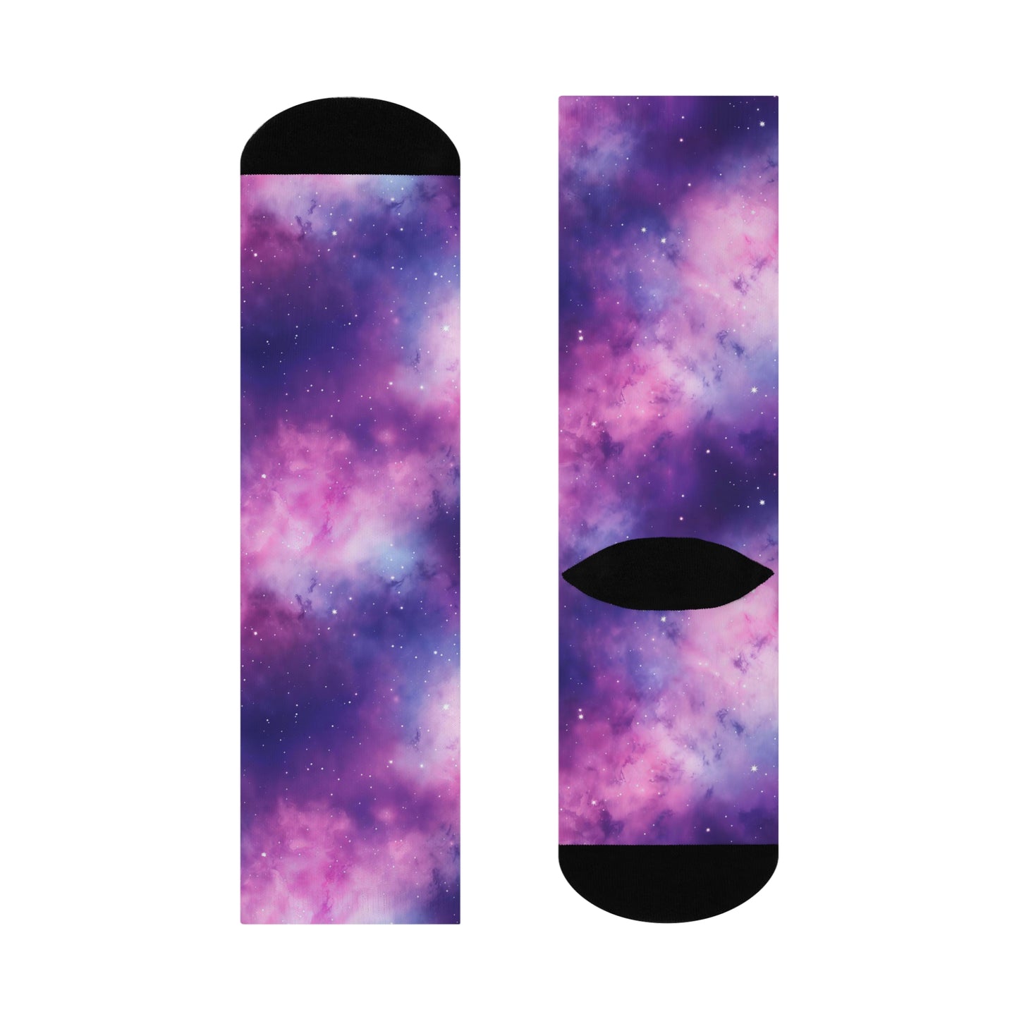 Soft Purple Nebula Socks