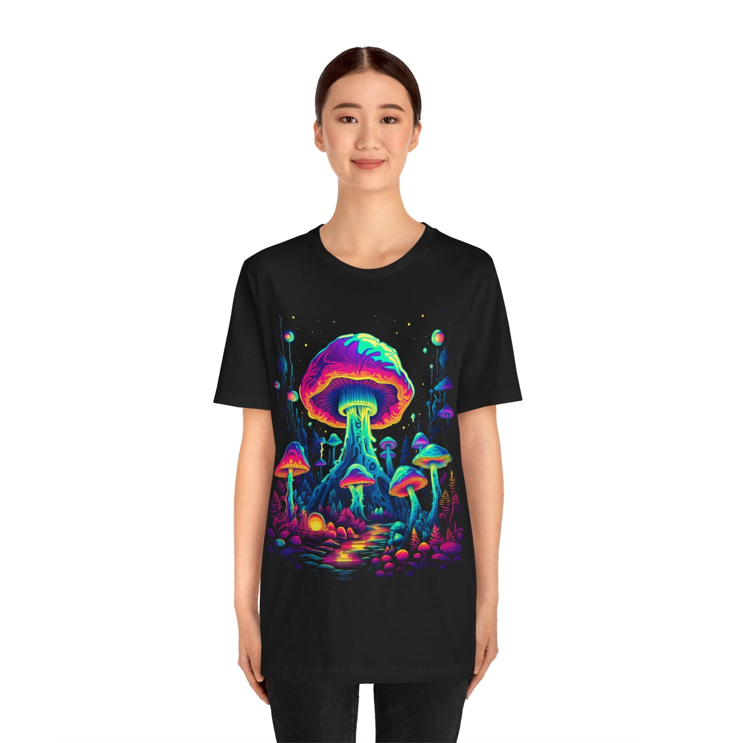 Trippy Mushroom Forest T-Shirt