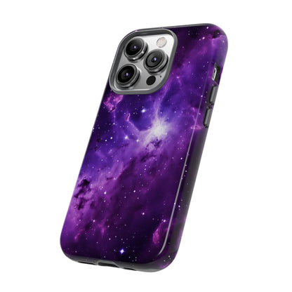 Vivid Purple Space Phone Case