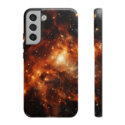 Orange Nebulae Phone Case