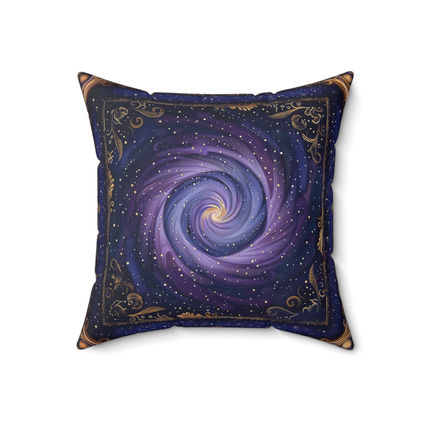 Spiral Galaxy Throw Pillow