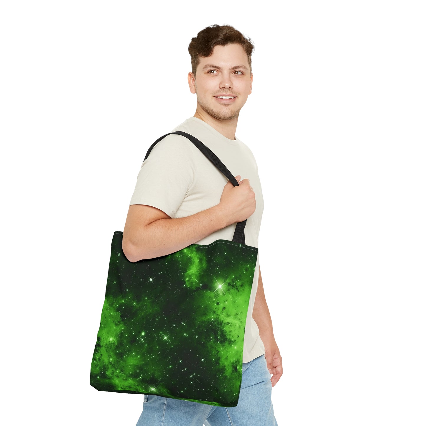 Lime Space Tote Bag