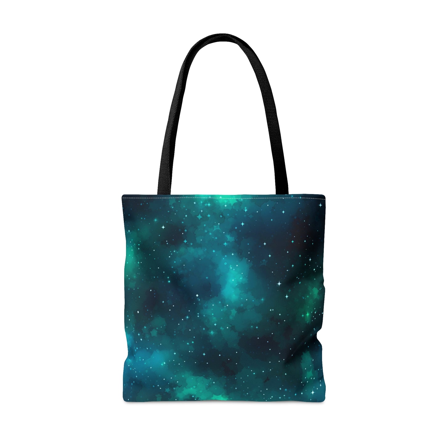 Cyan Starscape Tote Bag