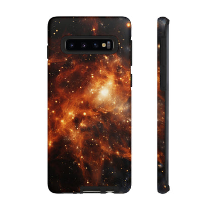 Orange Nebulae Phone Case