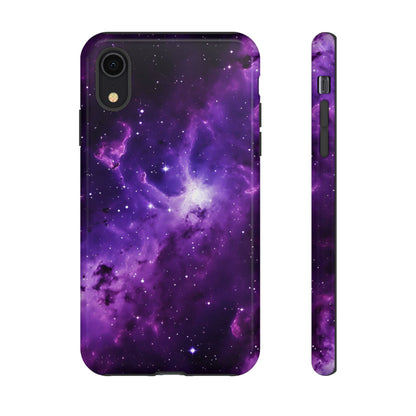 Vivid Purple Space Phone Case