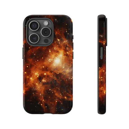 Orange Nebulae Phone Case