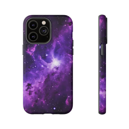 Vivid Purple Space Phone Case