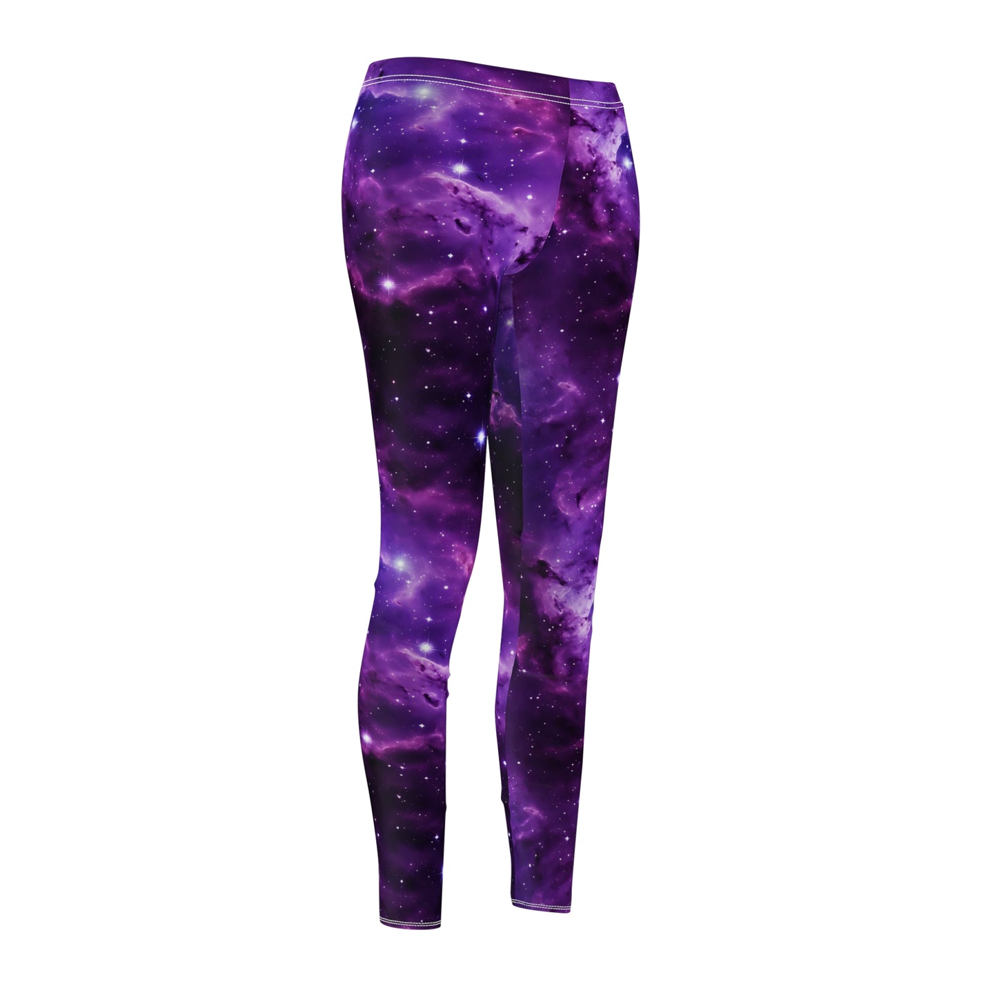 Vivid Purple Space Women's Casual Leggings