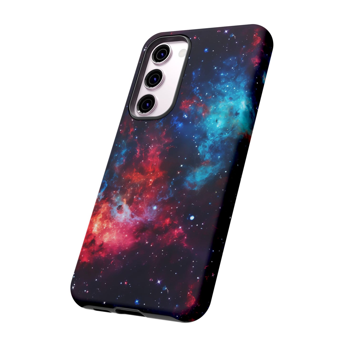 Red and Blue Nebula Phone Case