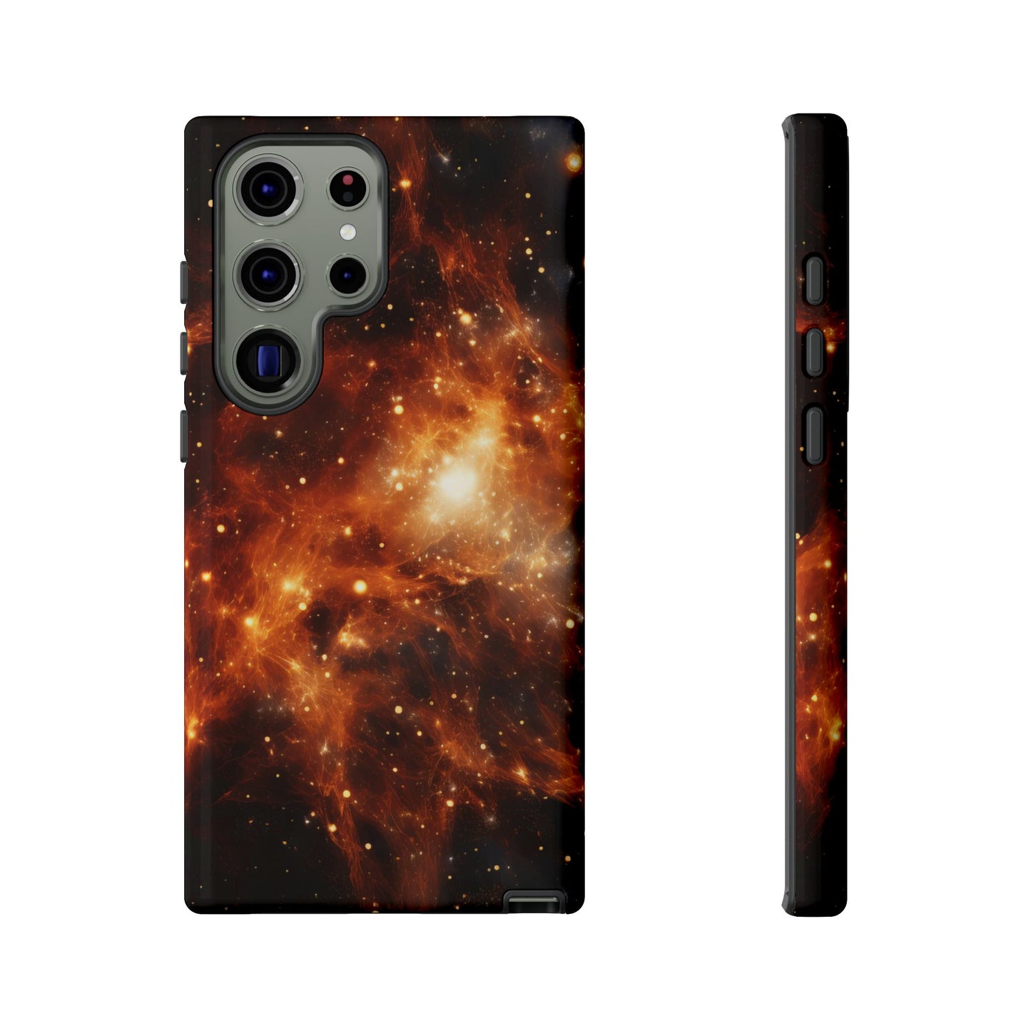 Orange Nebulae Phone Case