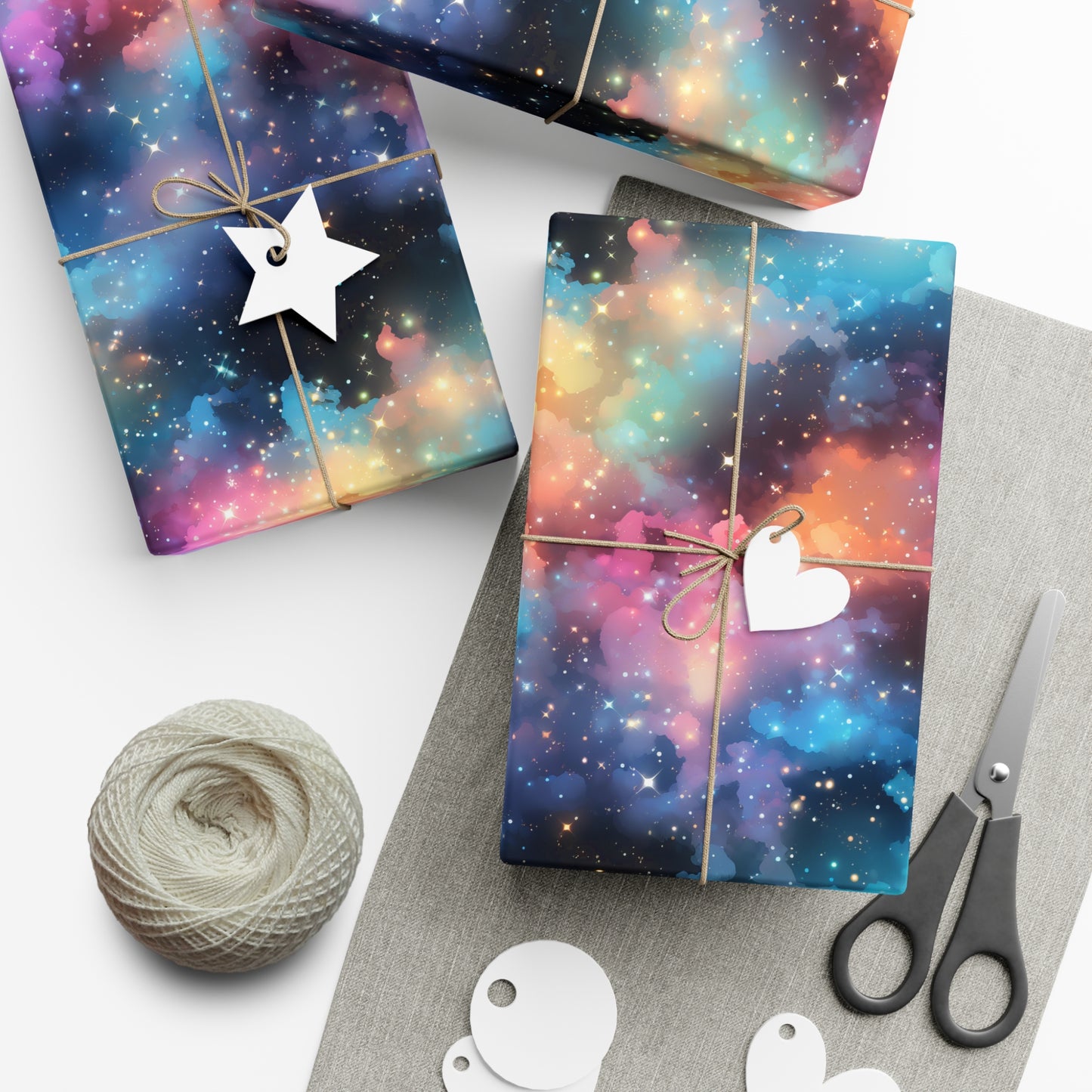 Ethereal Stars Wrapping Paper