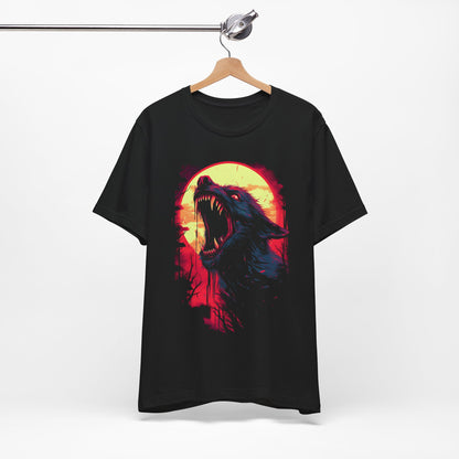 Howling Werewolf Halloween T-Shirt