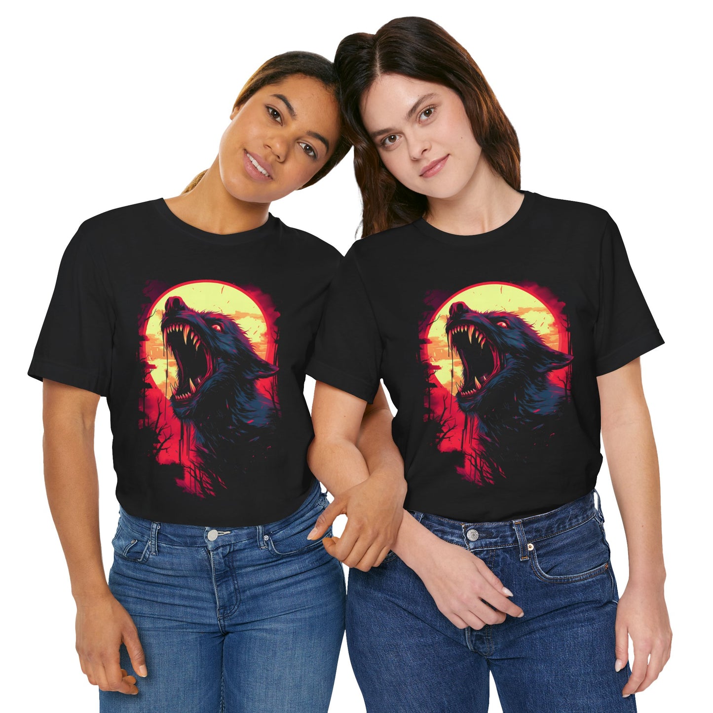 Howling Werewolf Halloween T-Shirt