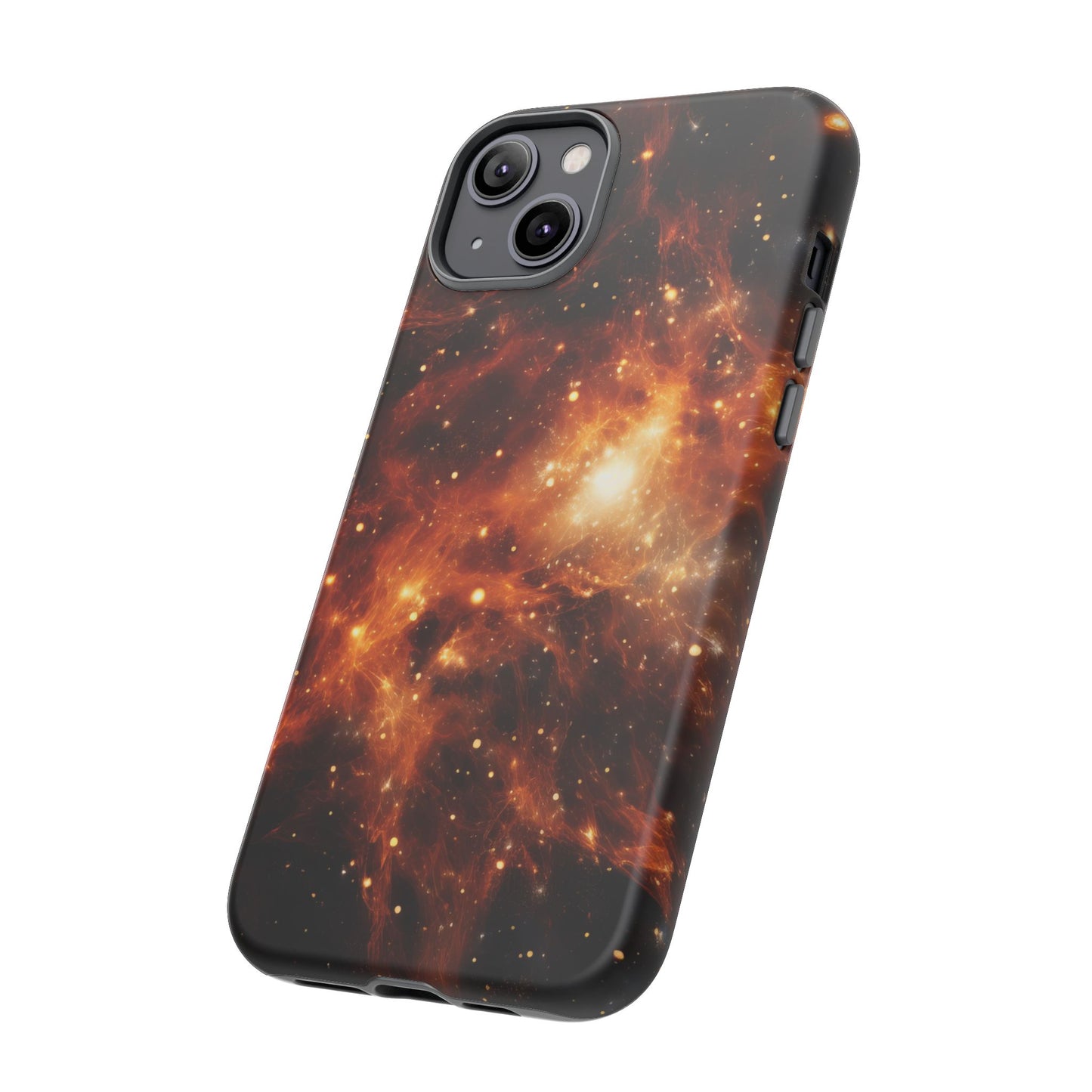 Orange Nebulae Phone Case