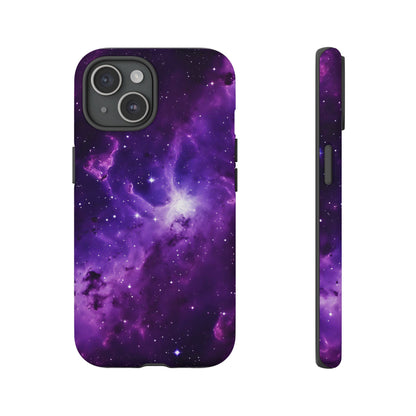 Vivid Purple Space Phone Case