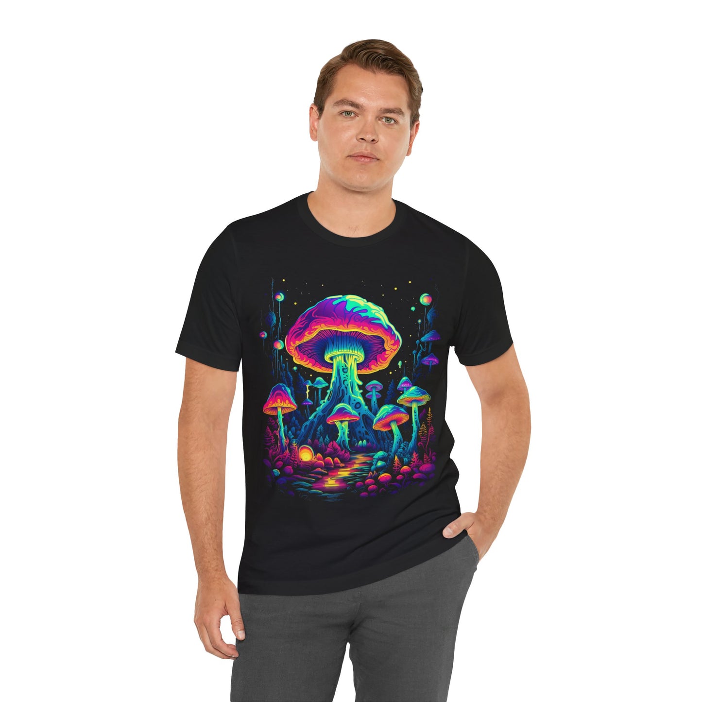 Trippy Mushroom Forest T-Shirt