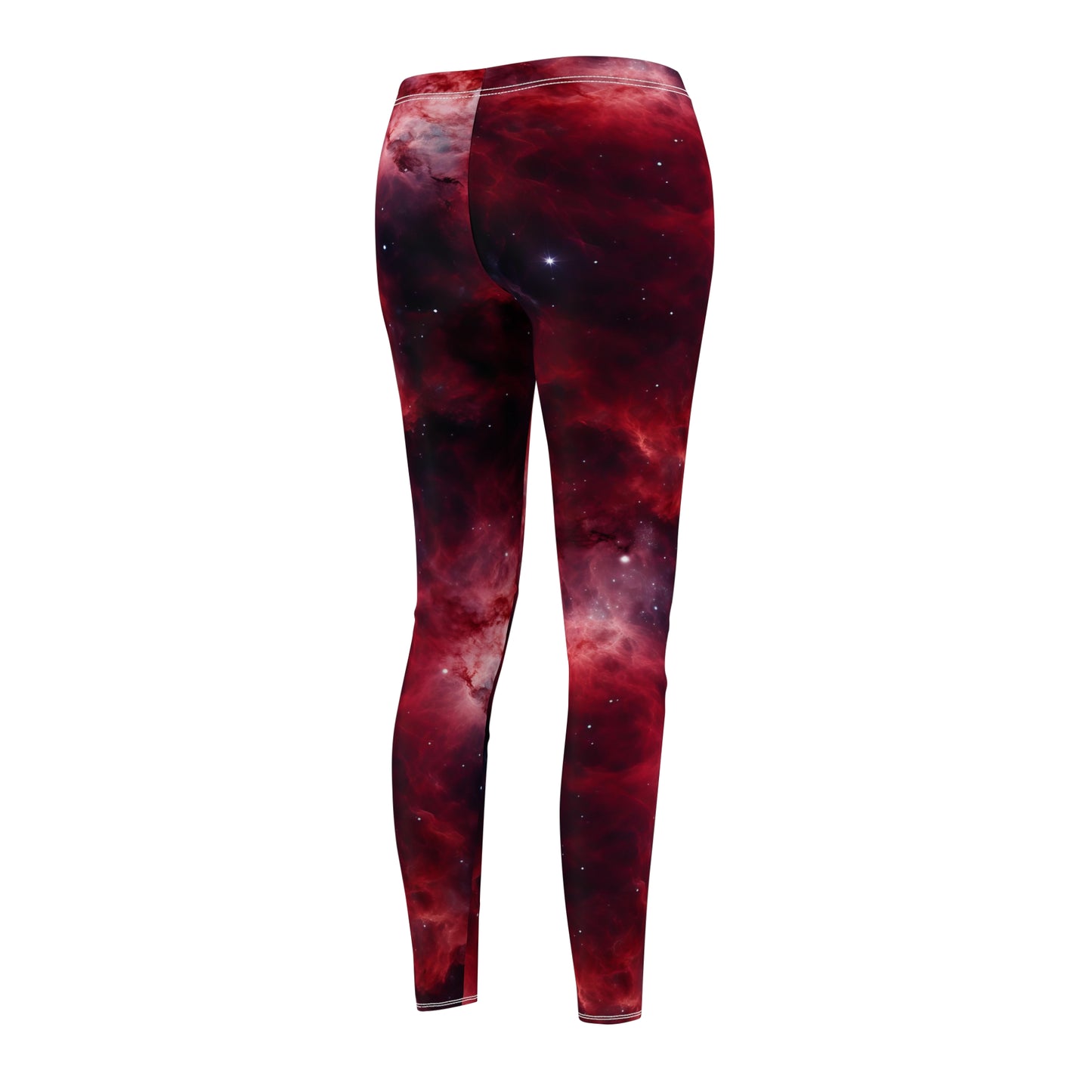 Crimson Nebulae Casual Leggings