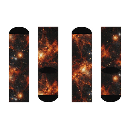 Orange Nebulae Socks