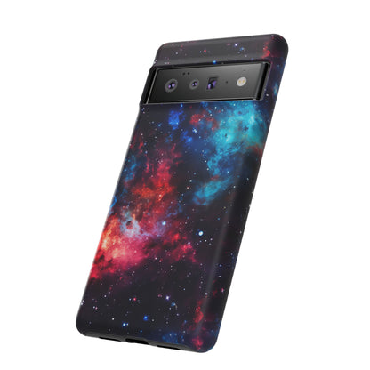 Red and Blue Nebula Phone Case