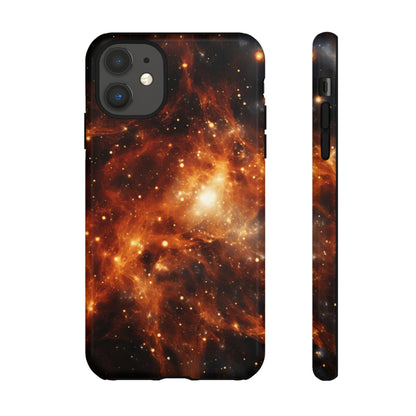 Orange Nebulae Phone Case