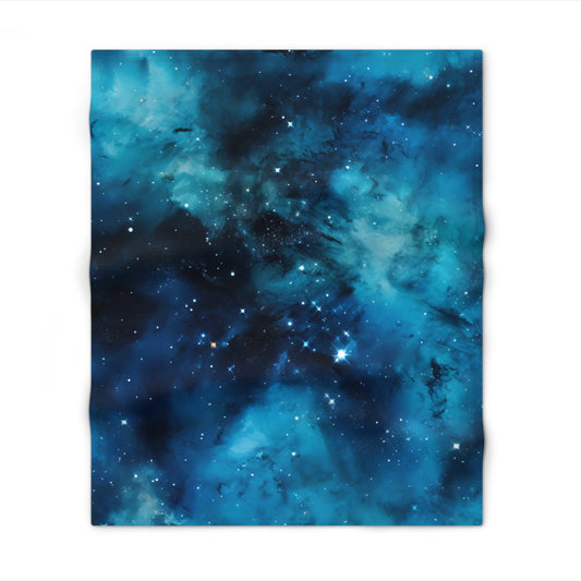 Cerulean Starscape Throw Blanket