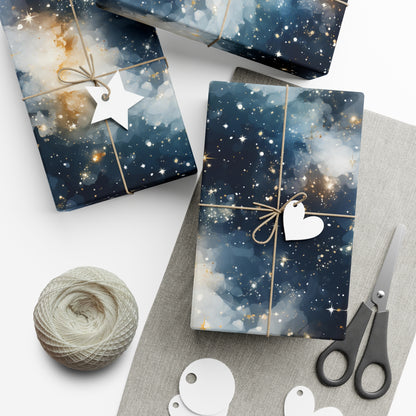 Icy Galaxy Wrapping Paper