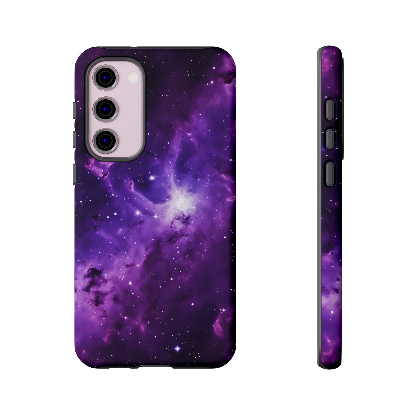 Vivid Purple Space Phone Case