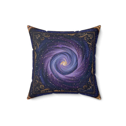 Spiral Galaxy Throw Pillow