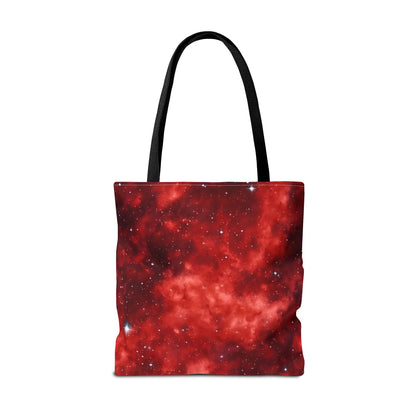 Scarlet Starscape Tote Bag