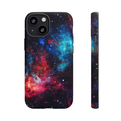 Red and Blue Nebula Phone Case