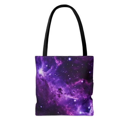 Vivid Purple Space Tote Bag