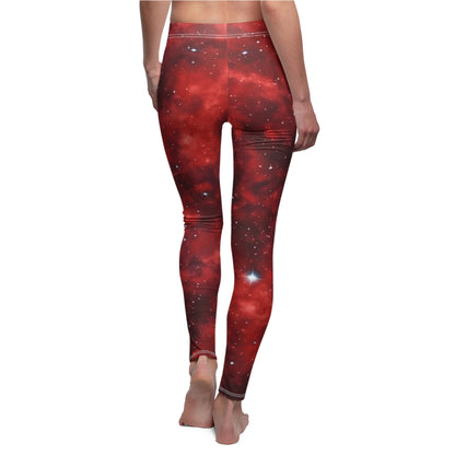 Scarlet Starscape Casual Leggings