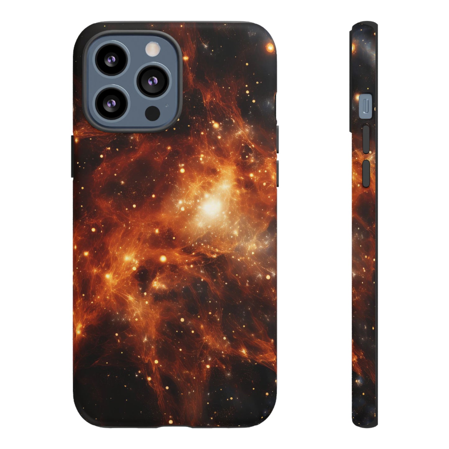 Orange Nebulae Phone Case